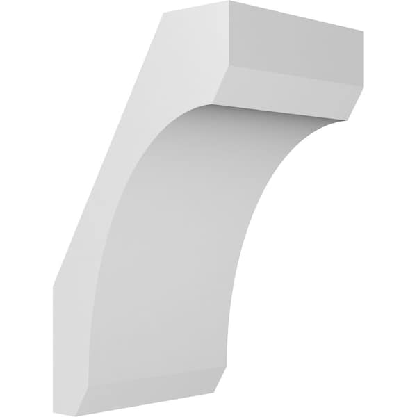 Ekena Millwork 5 1/2-in. W x 6-in. D x 10-in. H Legacy Architectural Grade PVC Knee Brace BRCP055X06X10LEC - main